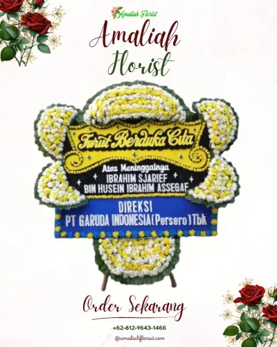 Papan Bunga Duka di Jaka Setia