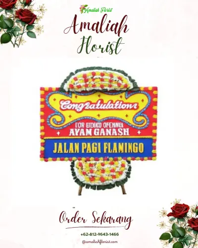 Bunga Papan Congratulation di Jaka Setia